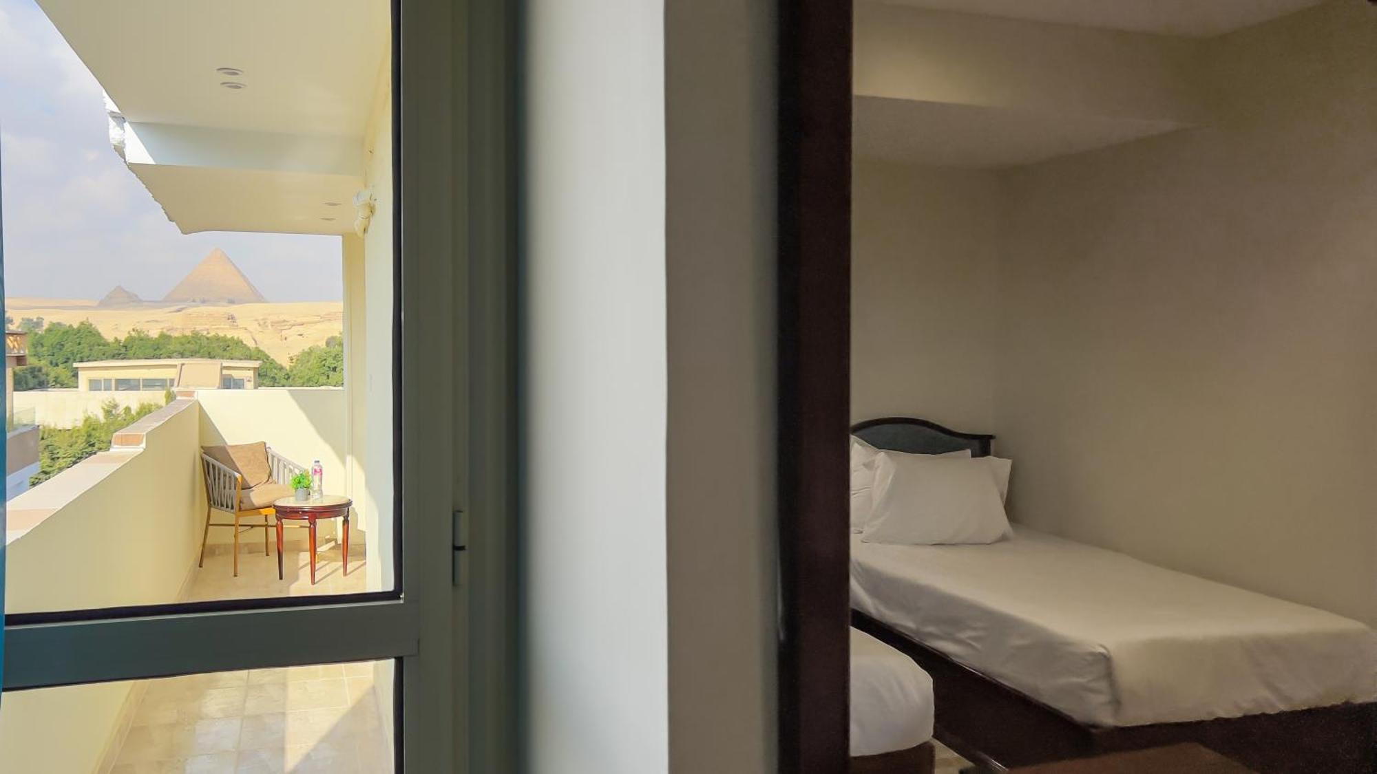 Giza Pyramids Inn Kafrat al Jabal Exterior photo