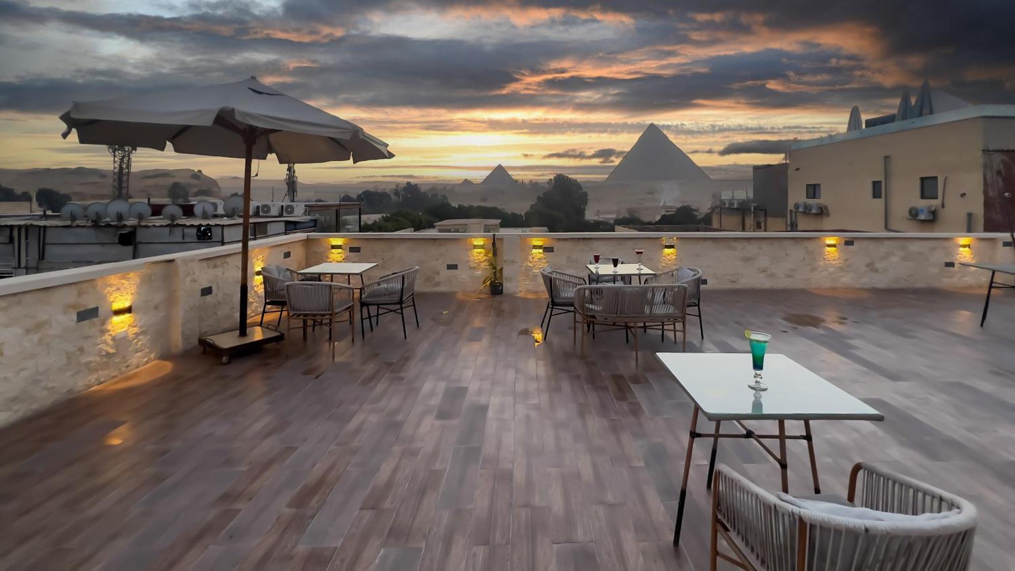 Giza Pyramids Inn Kafrat al Jabal Exterior photo